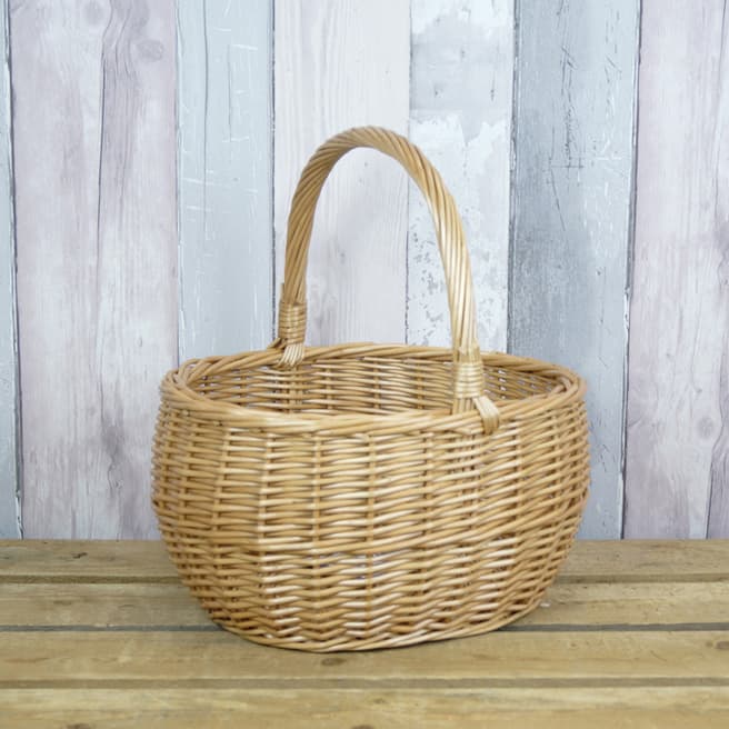 The Satchville Gift Company Steamed Willow Shopping Basket