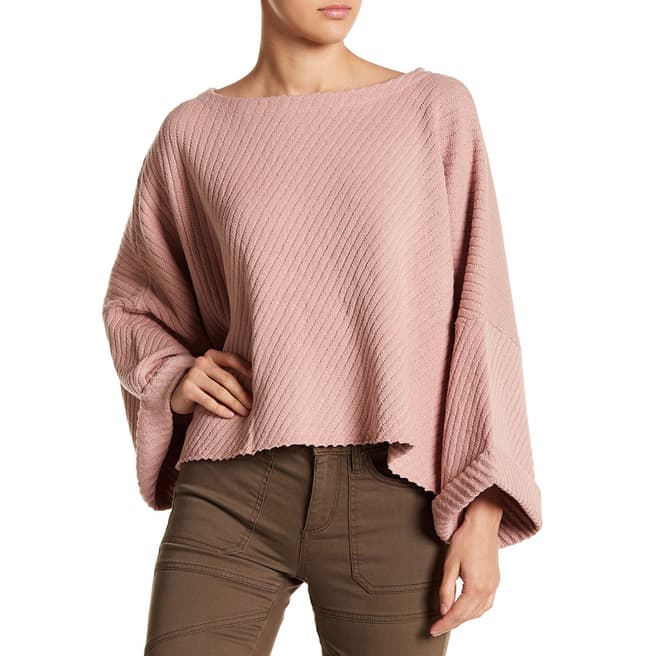 Free People Pink I Cant Waist Sweater