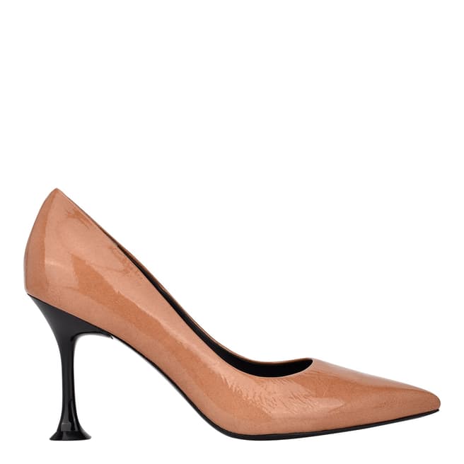 Sigerson Morrison Macaroon Norris Leather Pointed Heeled Courts