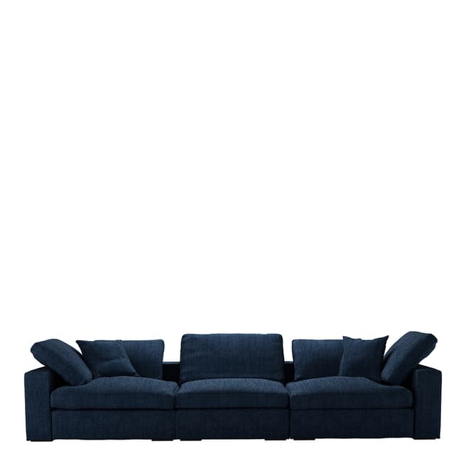sofa.com Long Island 3 Seat Sofa in Channel Blue Limited Edition Sandgate