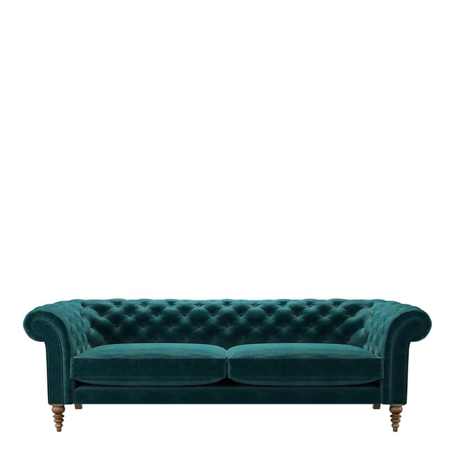 sofa.com Oscar 4 Seat Sofa in Jade Smart Velvet