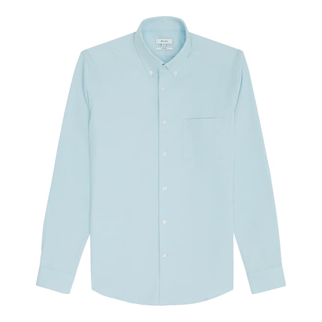 Reiss Blue Ainslee Oxford Slim Shirt