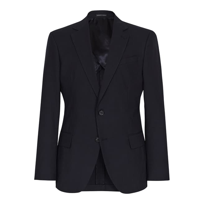 Reiss Navy Proctor Single Breasted Jacket