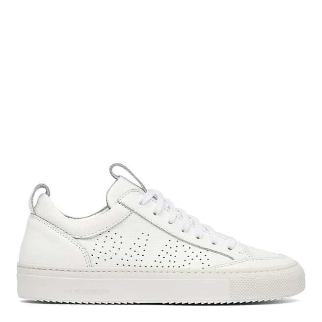 P448 White Leather Soho Trainers