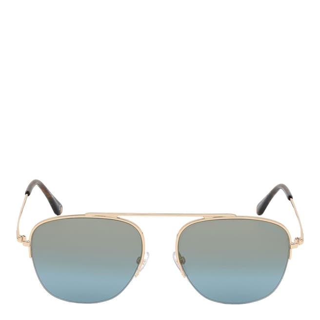 Tom Ford Men's Gold/Blue Tom Ford Sunglasses 58mm
