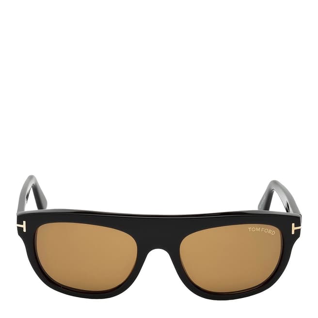 Tom Ford Men's Shiny Black Tom Ford Sunglasses 55mm