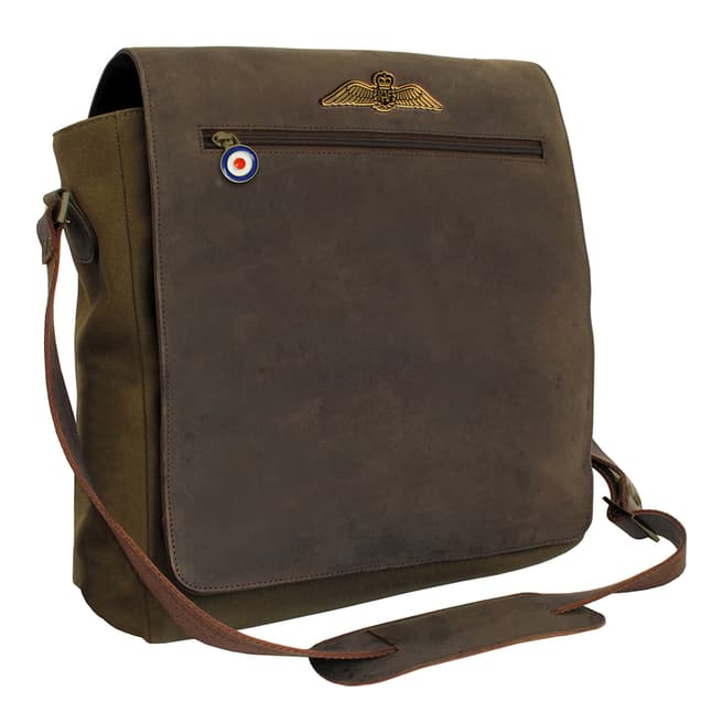 Summer Barware Classic RAF Leather Messenger Bag