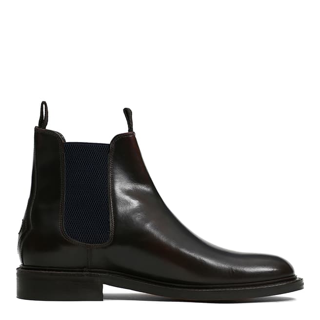 Oliver Sweeney Brown Leather Almeirim Chelsea Boots