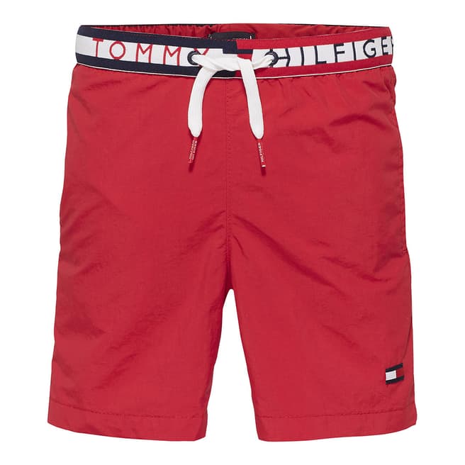 Tommy Hilfiger Boy's Red Swim Shorts