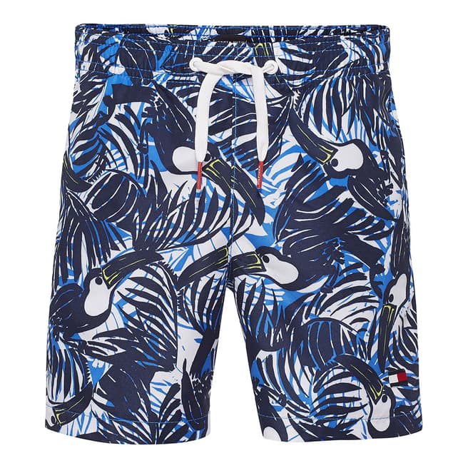 Tommy Hilfiger Boy's Aracari Toucan Blue Aster Swim Shorts