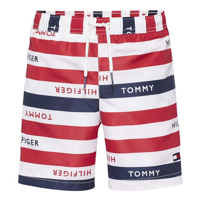 Tommy Hilfiger Boy's Navy Modern Logo Swim Shorts