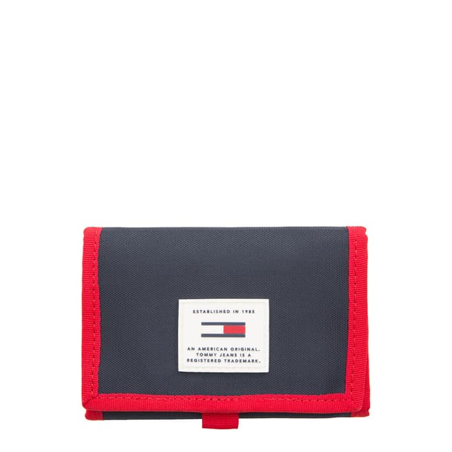 Tommy Hilfiger Navy Urban Tech Trifold Wallet