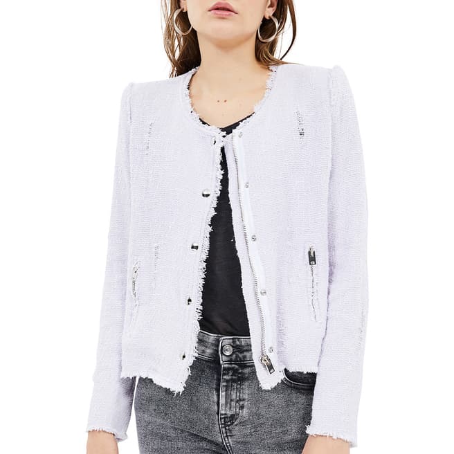 IRO Lilac Agnette Cotton Jacket