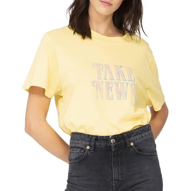 IRO Yellow Hothead Cotton T-Shirt