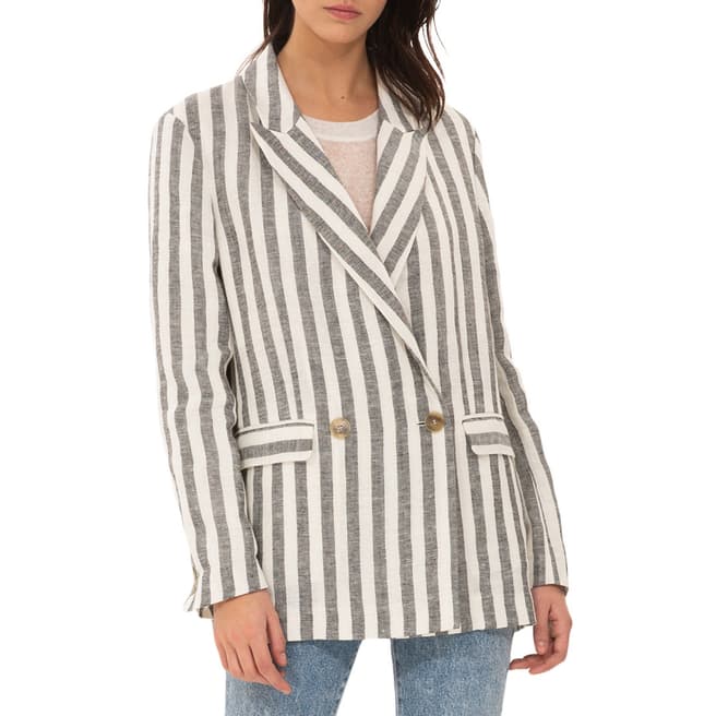 IRO White/Grey Sailorr Linen Jacket