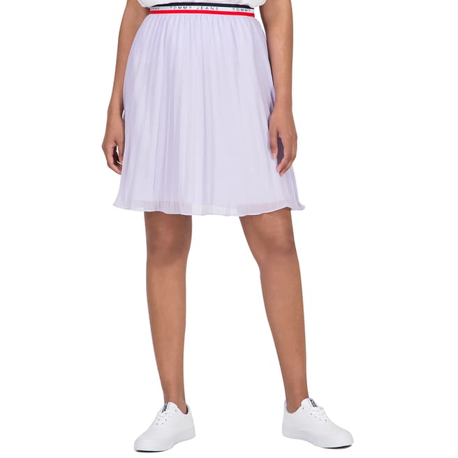 Tommy Hilfiger Lilac Pleated Skirt