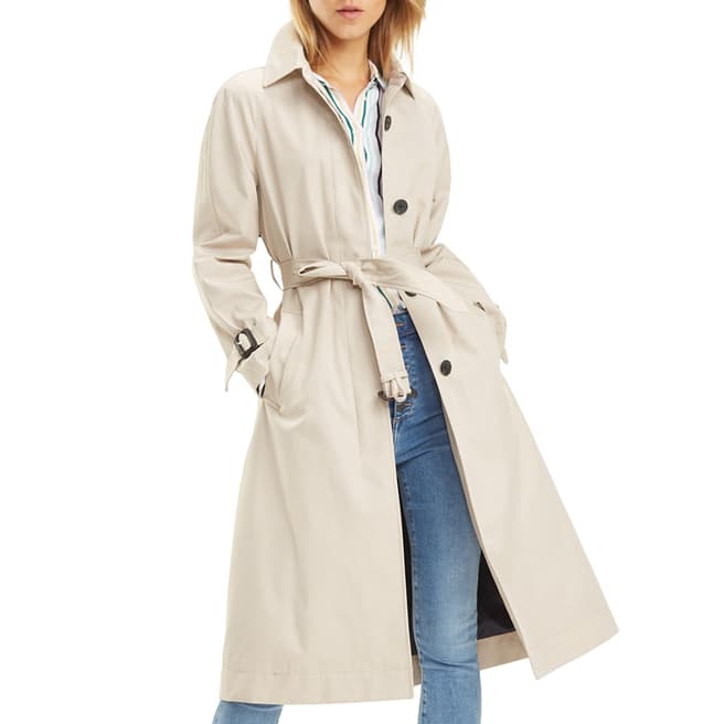 Tommy Hilfiger Beige Classic Cotton Trench Coat