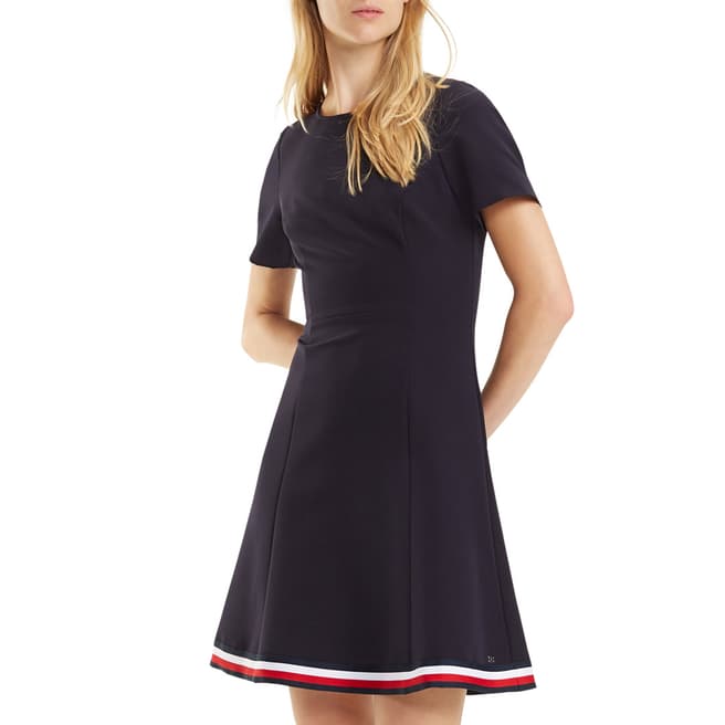 Tommy Hilfiger Navy Angela Stripe Dress