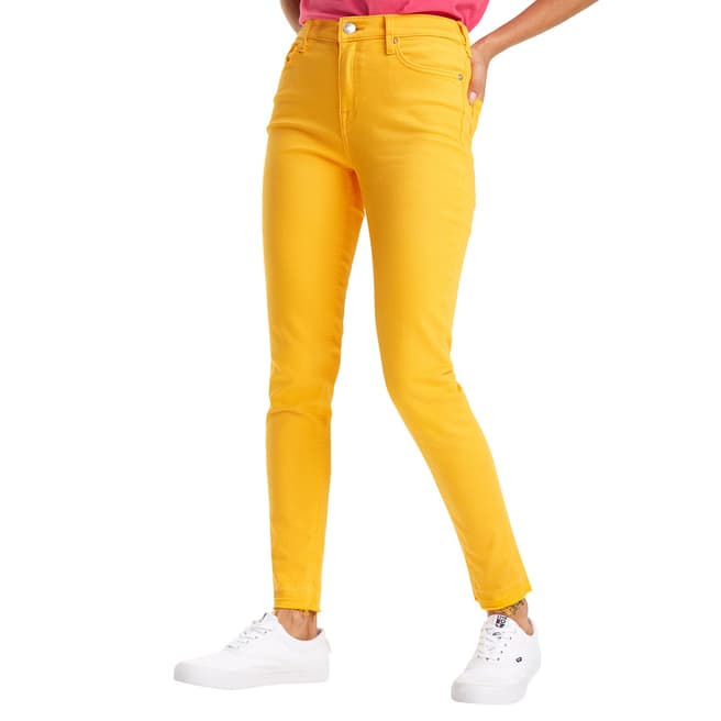 Tommy Hilfiger Yellow Nora Skinny Stretch Jeans