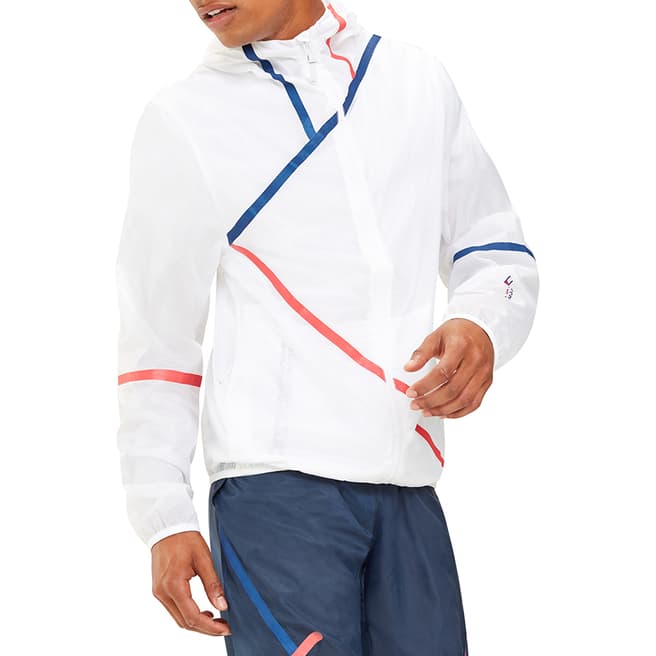 Tommy Hilfiger White Packable Windbreaker Jacket