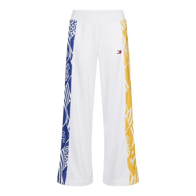 Tommy Hilfiger White Graphic Culotte Pants