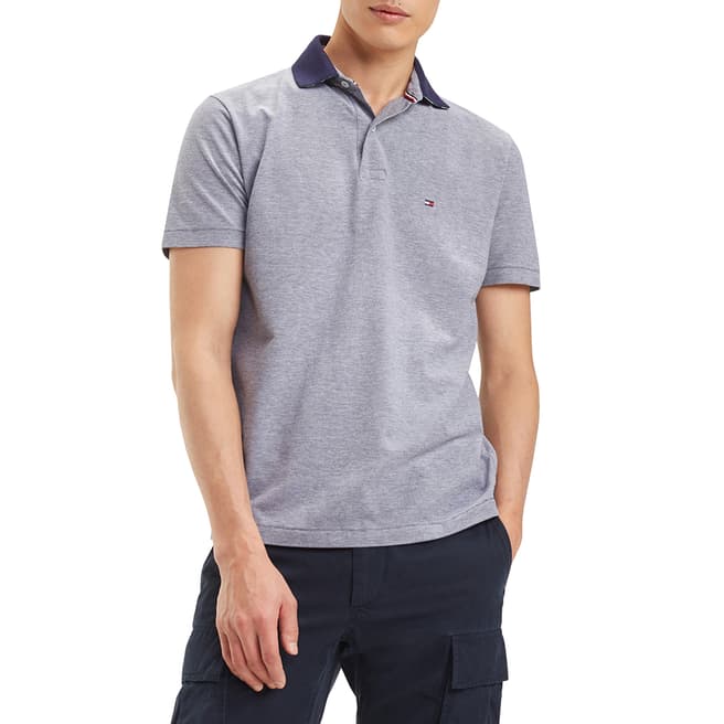 Tommy Hilfiger Blue Under Print Regular Polo Shirt