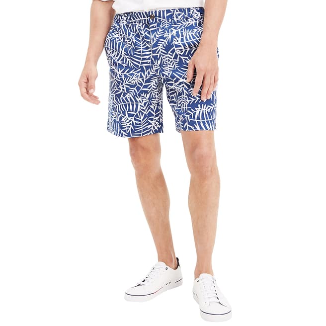 Tommy Hilfiger Blue Hawaiian Print Sportsman Shorts