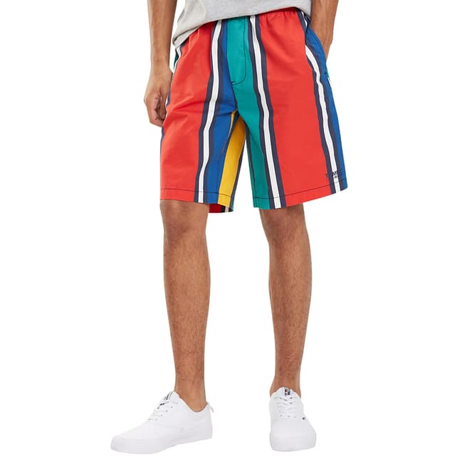 Tommy Hilfiger Multi Stripe Basketball Shorts