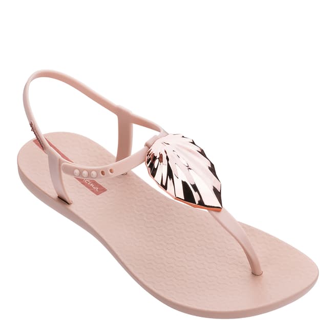 Ipanema Blush Leaf Sandal Shine Sandals