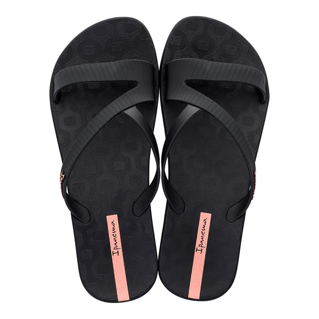Ipanema Black Art Slide Sandals