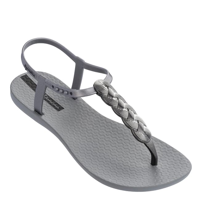 Ipanema Silver Braid Charm 21 Sandals