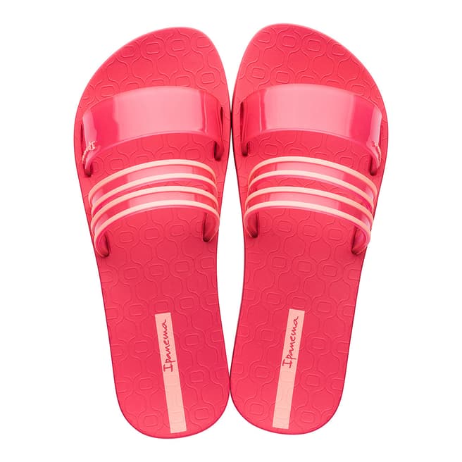 Ipanema Bright Pink New Clear Sliders
