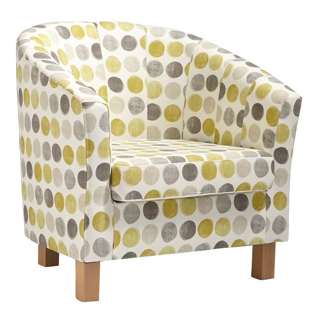 The Great Chair Company Tub Chair Accent Chair Helix Ochre Light Legs