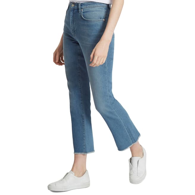 French Connection Blue Ash Denim Cropped Jeans