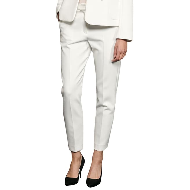 French Connection White Sundae Suting Trousers