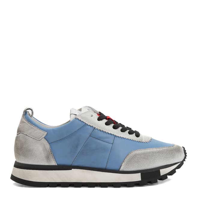 IRO Grey Blue Suede Vintager Sneakers