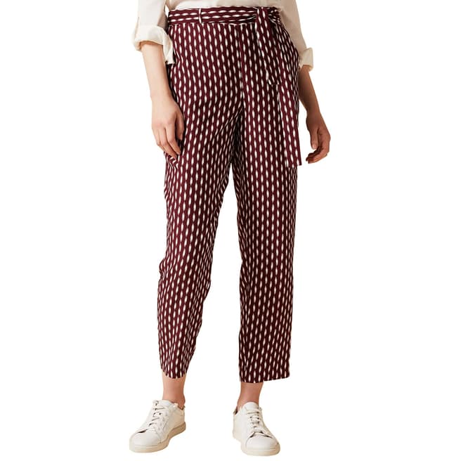 Phase Eight Red Abby- Jayne Trousers