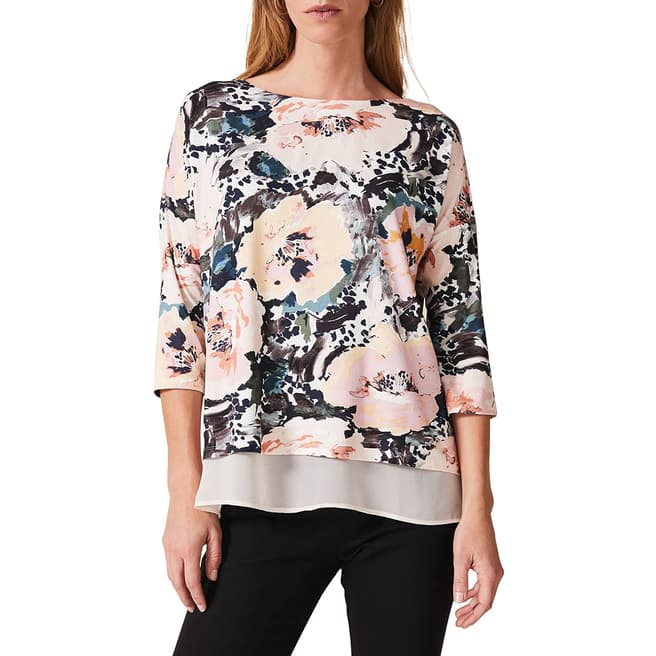 Phase Eight Multi Rose Olena Top