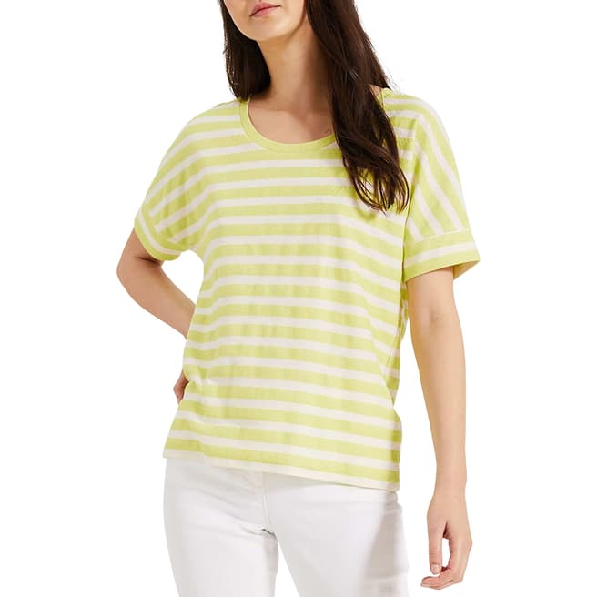 Phase Eight Lime Stripe Kitty T-Shirt