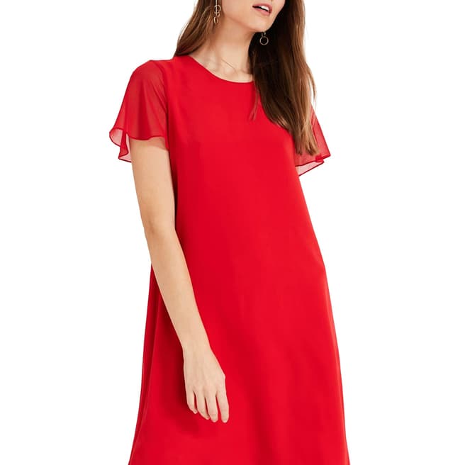 Phase Eight Red Madelyn Swing Dress