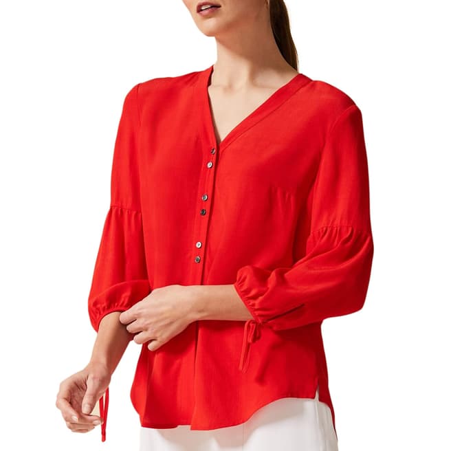 Phase Eight Red Aspen Blouse