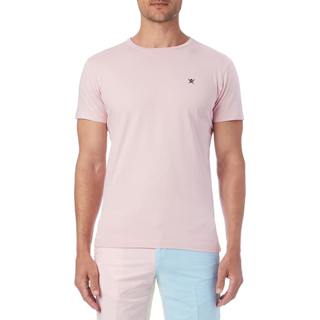 Hackett London Pale Pink Logo T-Shirt