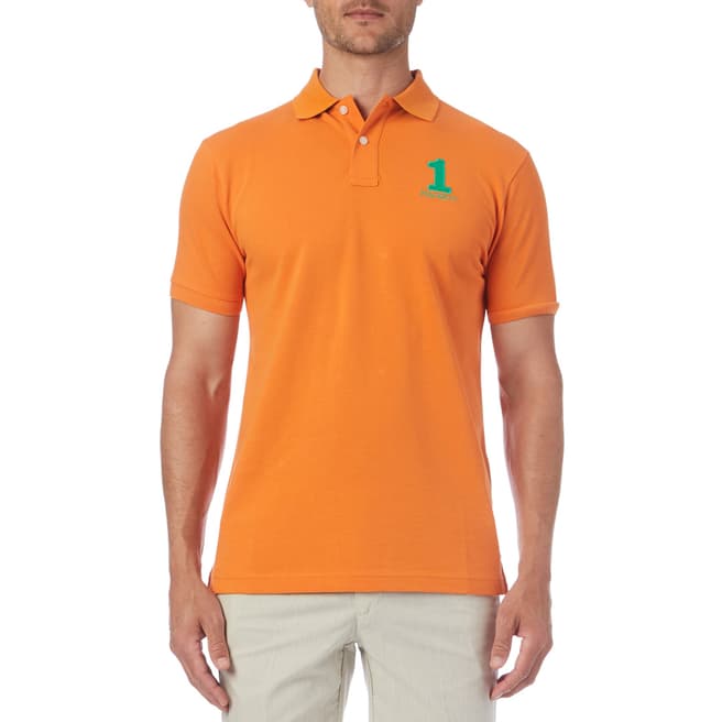 Hackett London Orange New Classic Polo Shirt