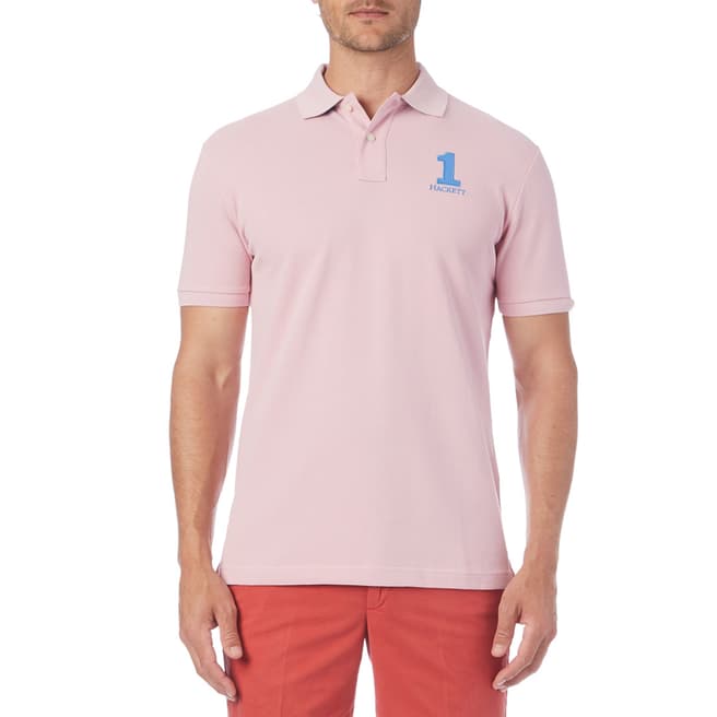Hackett London Pink New Classic Polo Shirt