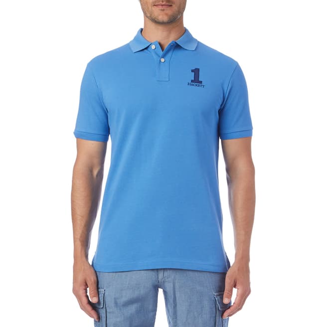 Hackett London Blue New Classic Polo Shirt