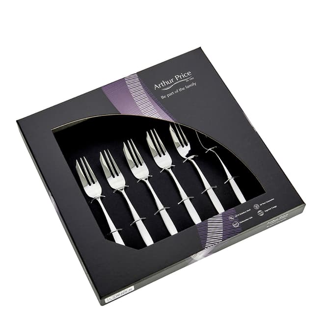 Arthur Price Set of 6 Willow Pastry Forks