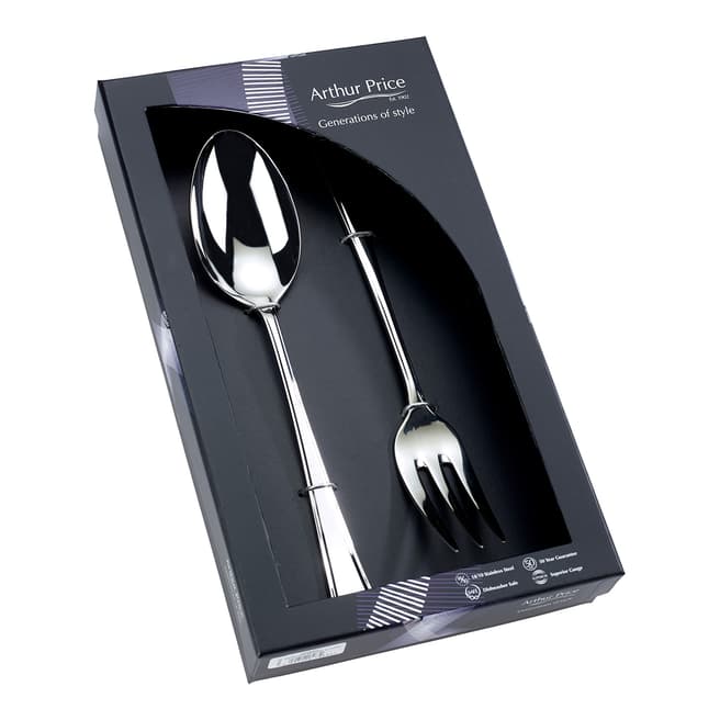 Arthur Price 2 Piece Harley Large Serving Spoon and Fork Set