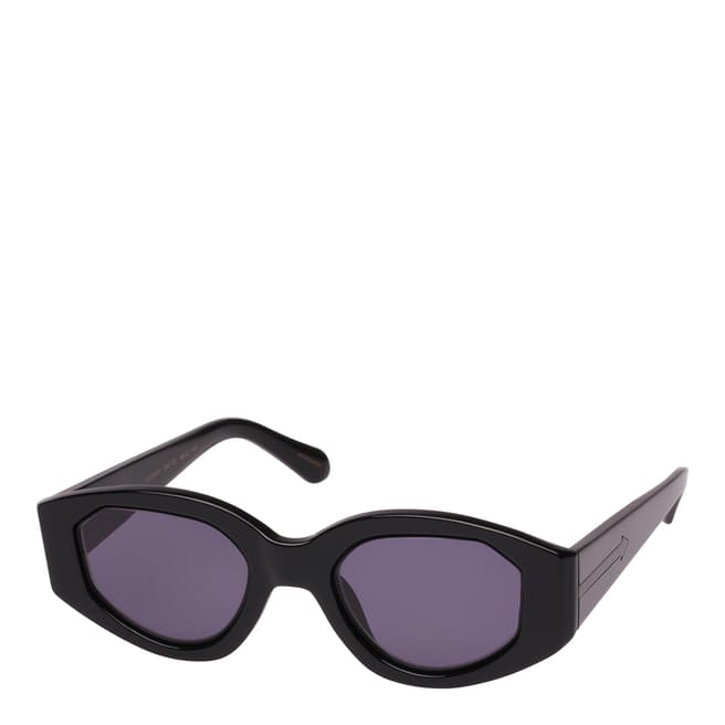 Karen Walker Black Castaway Sunglasses