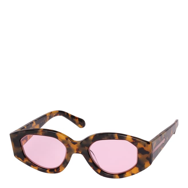 Karen Walker Tortoiseshell Castaway Sunglasses