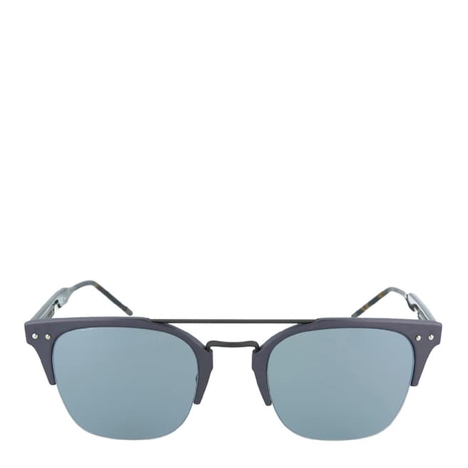 Bottega Veneta Unisex Blue/Havana Bottega Veneta Sunglasses 52mm